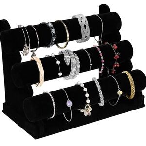 Velvet bracelet holder- 3 tier